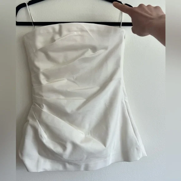 Banana Republic White Strapless Top - Picture 4 of 6